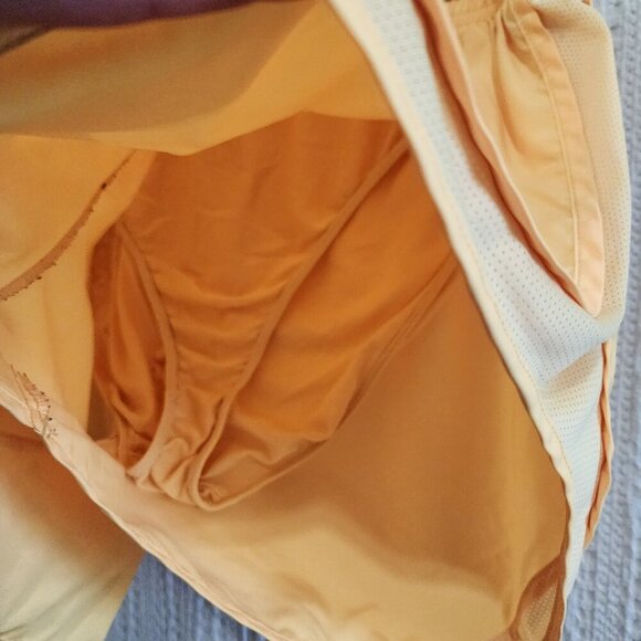 Nike Tempo Plus Size Brief Lined Athletic Running Shorts in Yellow Size XXL - Picture 11 of 12